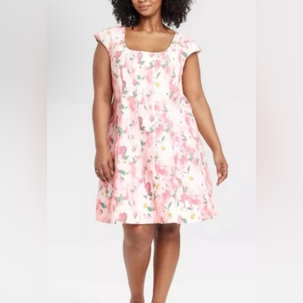 A New Day Pink Floral Women’s Dress
